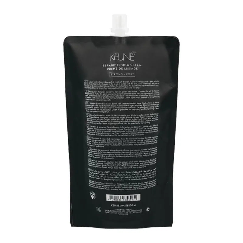 keune keratin straightening rebonding system straightening cream, strong, 400ml image2