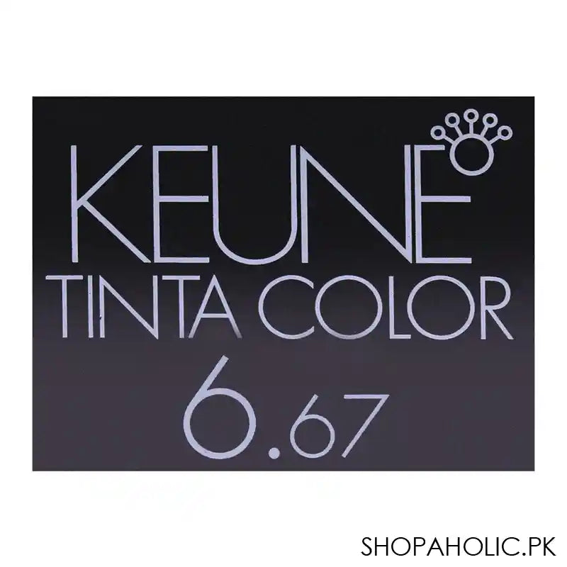 Keune Tinta Hair Color 6.67 Dark Red Violet Blonde - Image 3