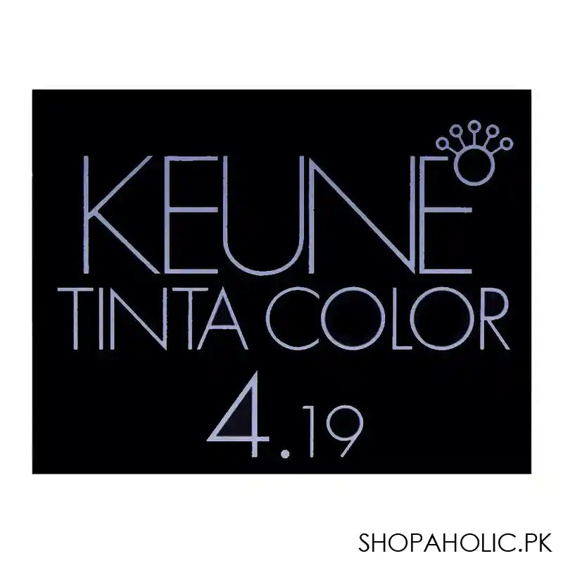 Keune Tinta Hair Colour, 4.19, Medium Matt Brown - Image 3