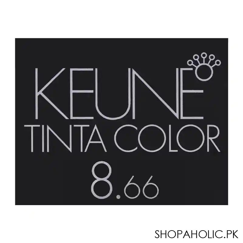 Keune Tinta Hair Colour, 8.66 Light Intense Red Blonde - Image 2