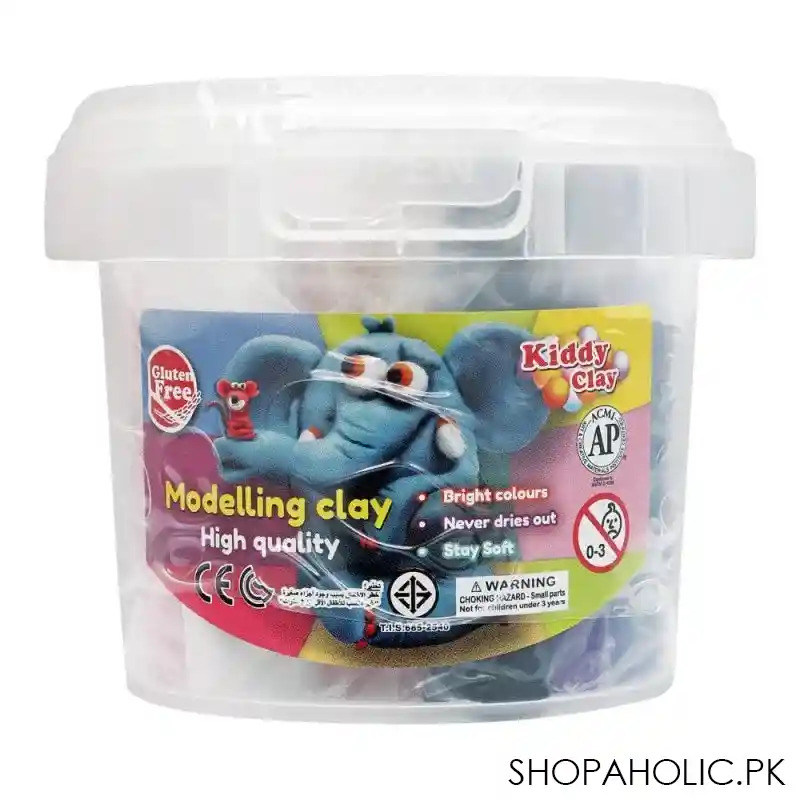 kiddy clay high quality modeling clay jar, bk 200 12 main image