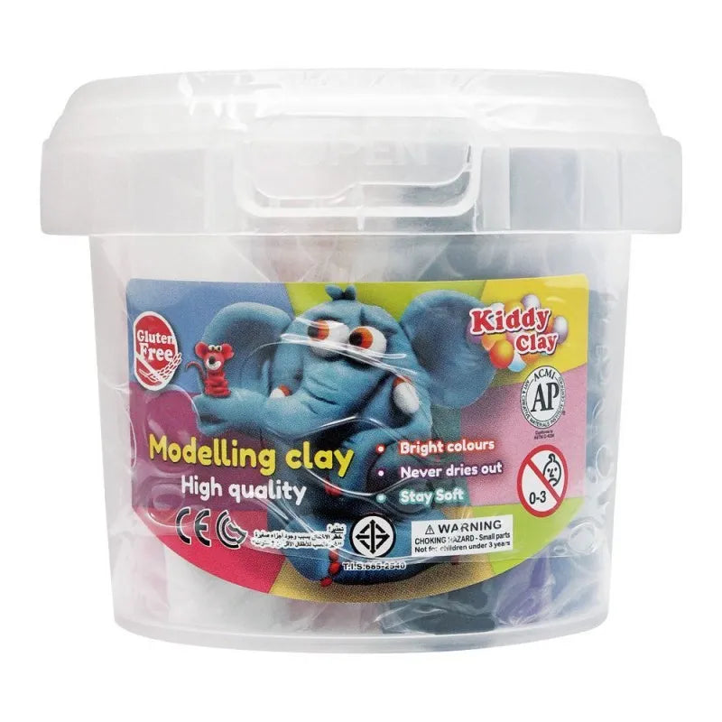 kiddy clay high quality modeling clay jar, bk 200 12 main image