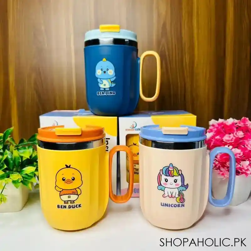 kids cartoon insulated mug main image