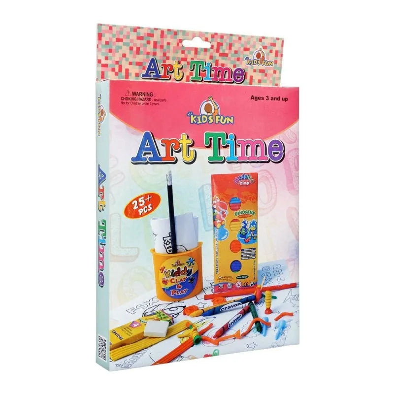 kids fun art time set, 25+ pieces main image