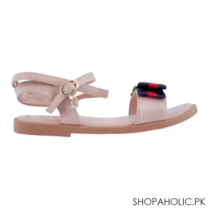 kid's sandals, for girls, apricot, ak 53 image3