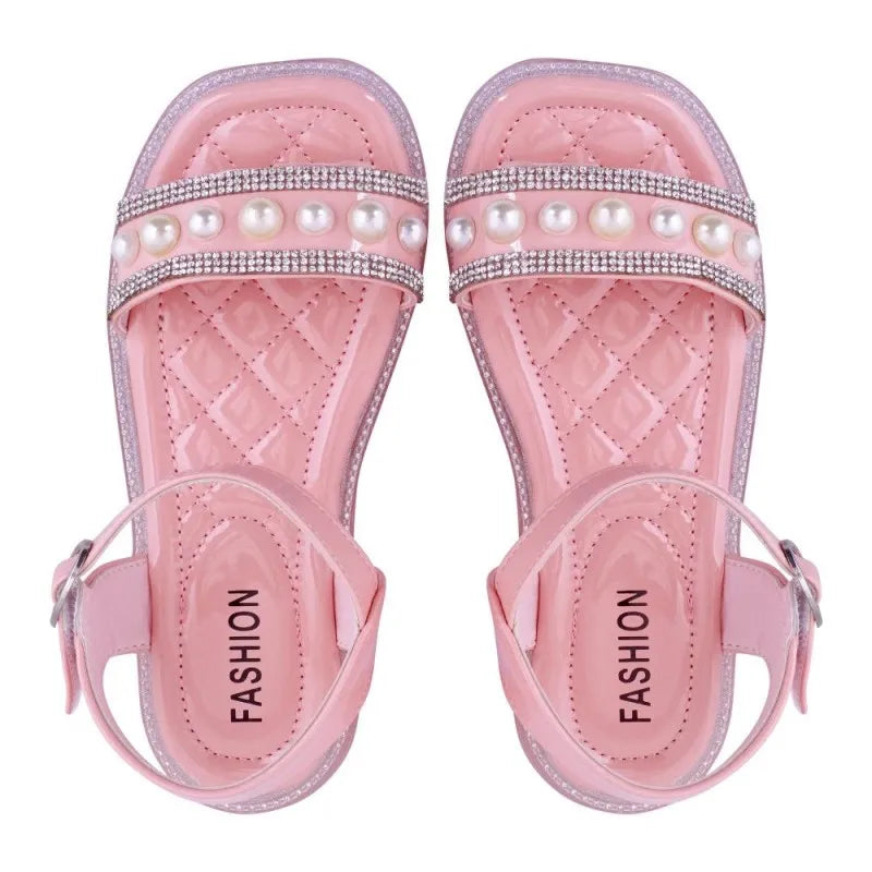 kid's sandals, for girls pink, 2116 main image