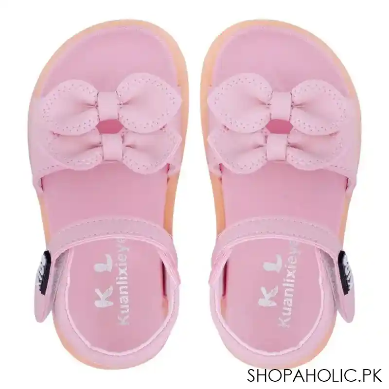 kid's sandals, for girls, pink, a1 1 main image