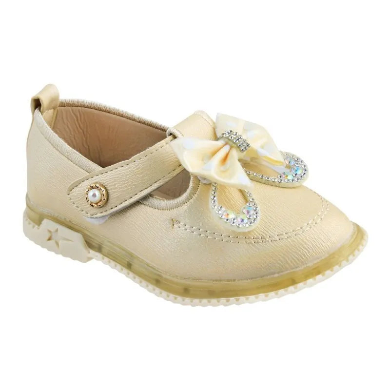 kids sandals with light, for girls, a06, golden image2