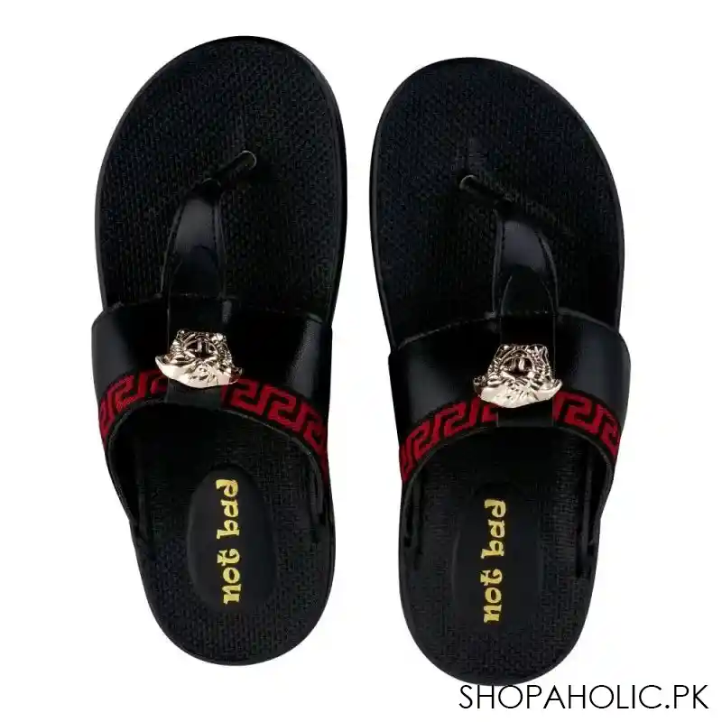 kid's slippers, for girls, black, 228 25 main image