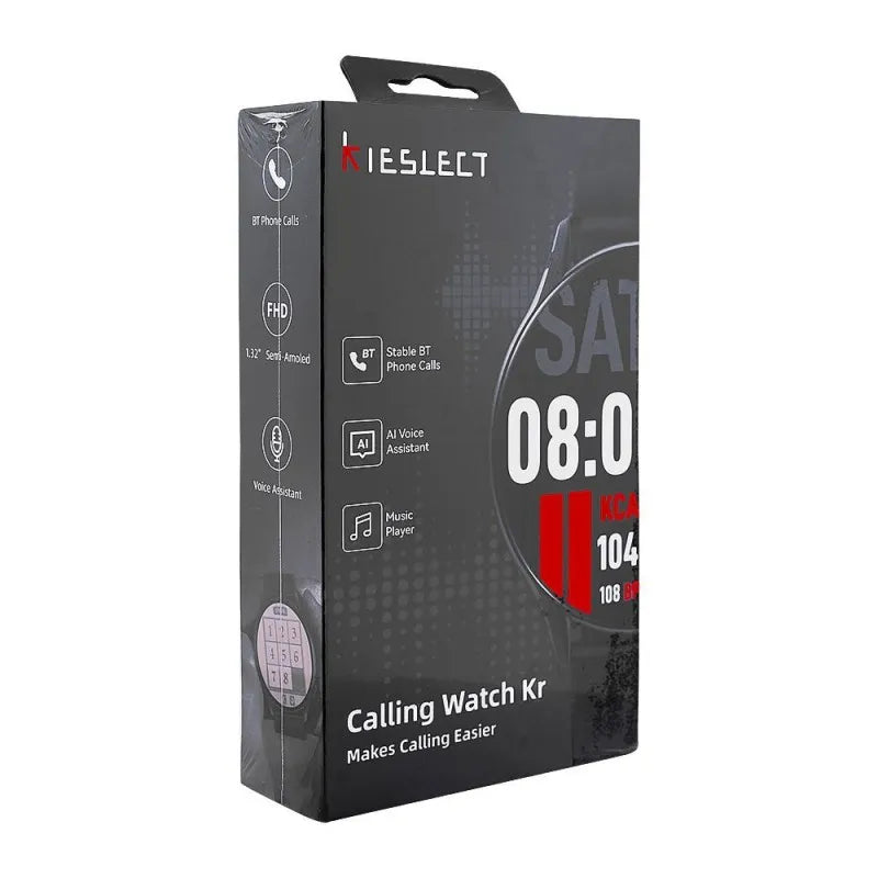 kieslect kr calling watch for men, black, yft2024eu image2