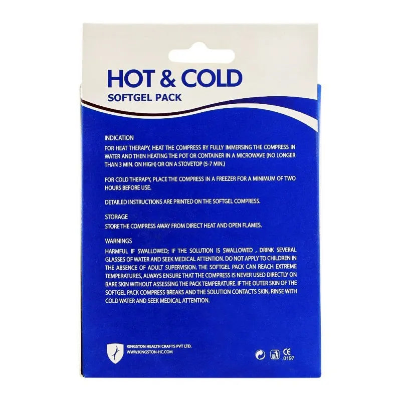 kingston health crafts hot & cold soft gel pack, reusable image2