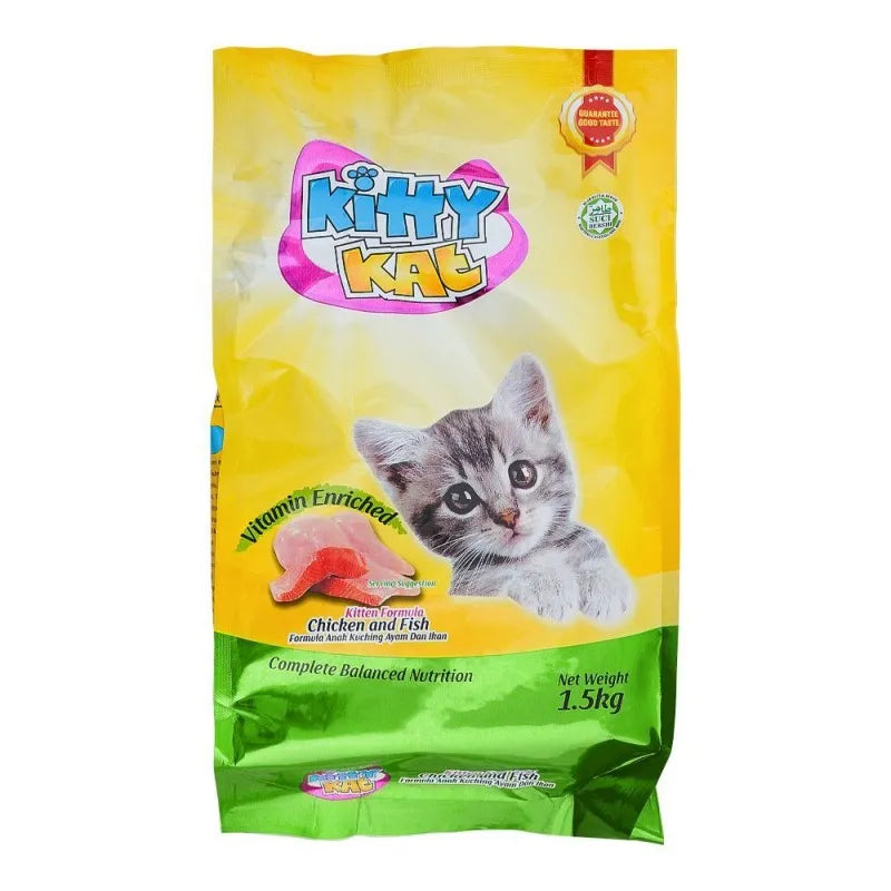 kitty kat kitten chicken & fish, 1.5 kg main image