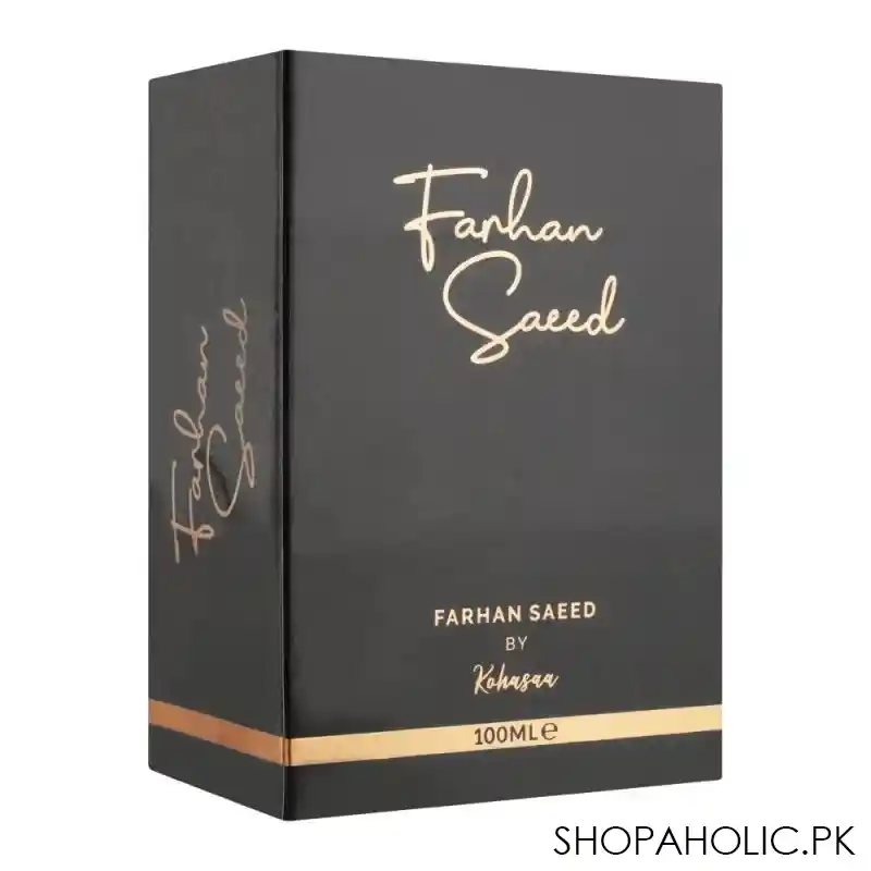 kohasaa farhan saeed eau de parfum, fragrance for men, 100ml image2