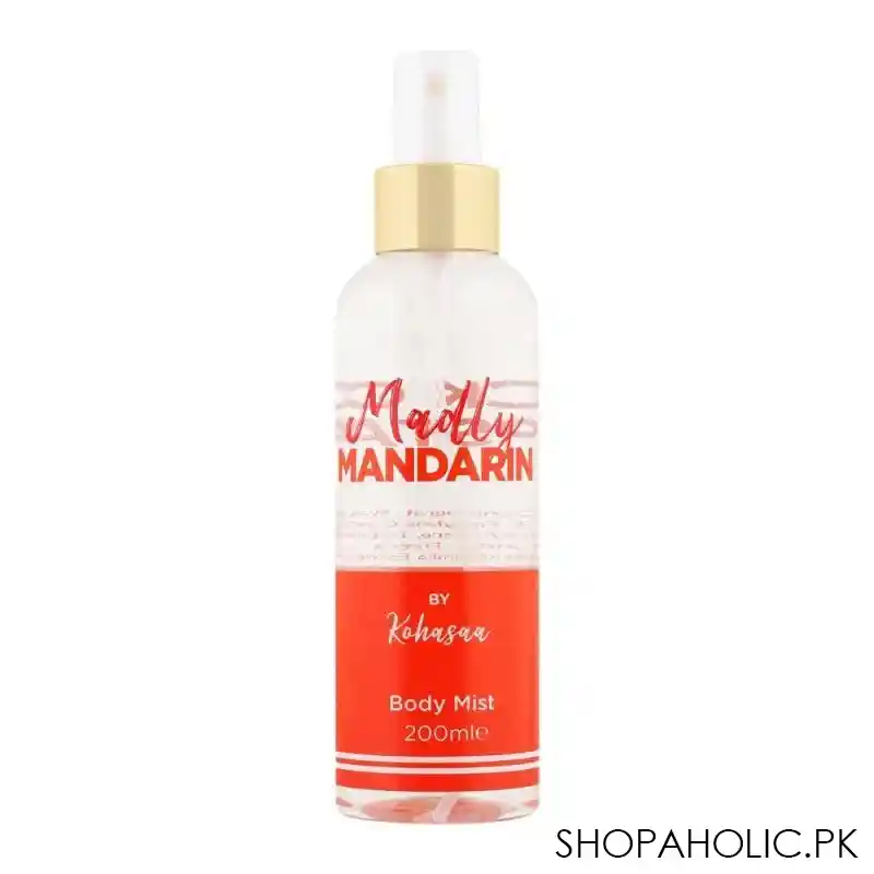 kohasaa madly mandarin body mist, 200ml main image