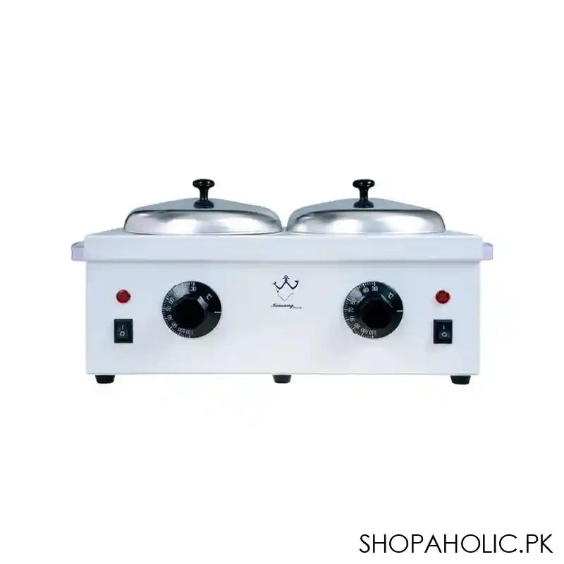 Konsung Beauty Professional Stainless-Steel Double Wax Heater, 100W, WN408-008B1 - Image 5