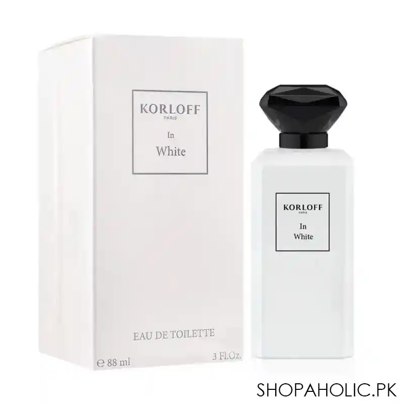 korloff in white eau de toilette, for men, 88ml main image