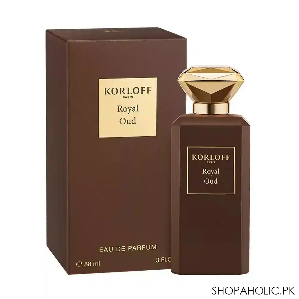 korloff royal oud eau de parfum, for men & women, 88ml image2