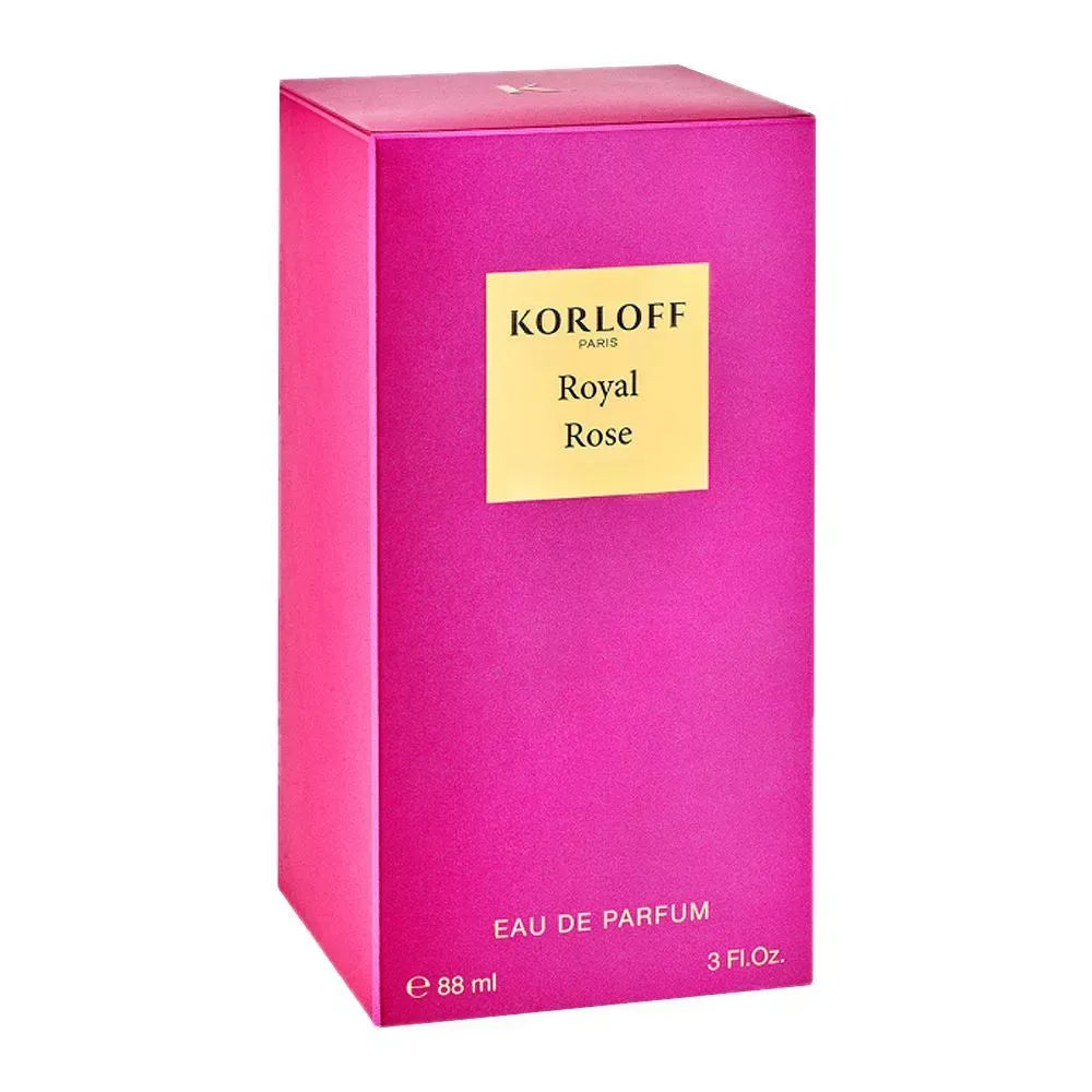 korloff royal rose eau de parfum, for women, 88ml image2