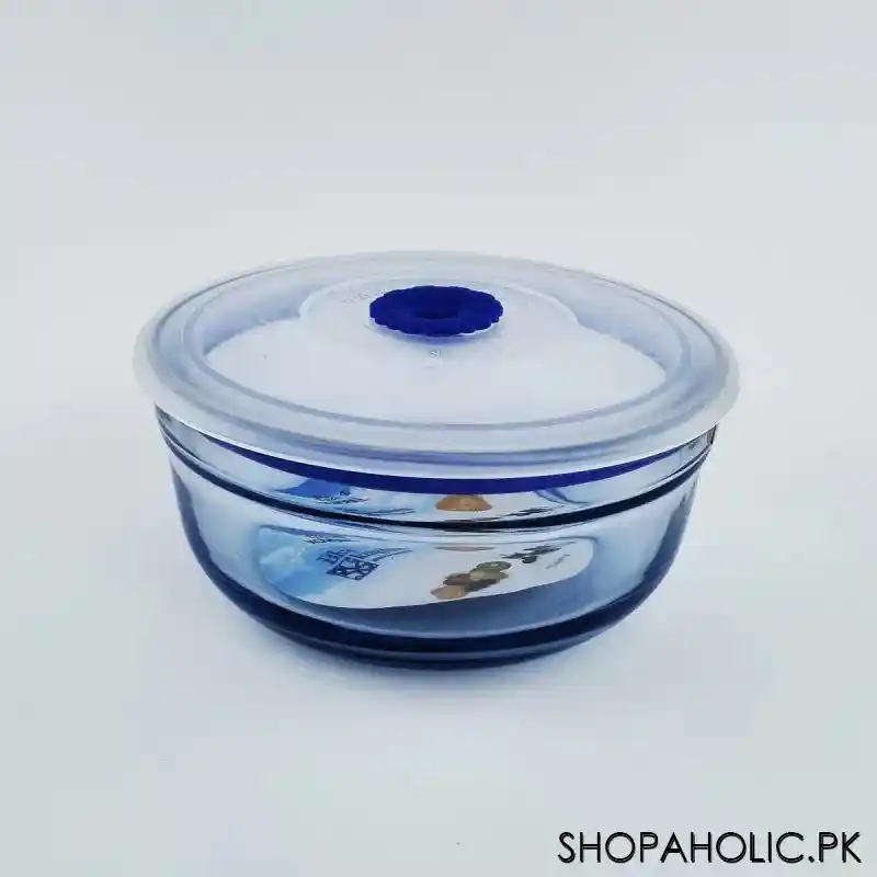 koropal blue kingdom airtight glass storage box main image