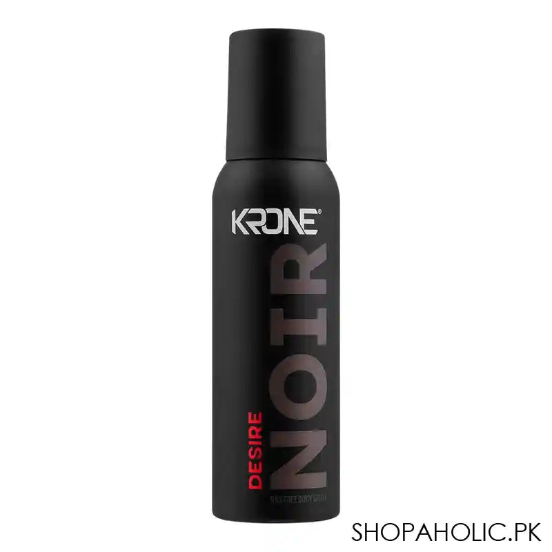 Krone Noir Desire Gas-Free Body Spray, For Men, 120ml - Main Image