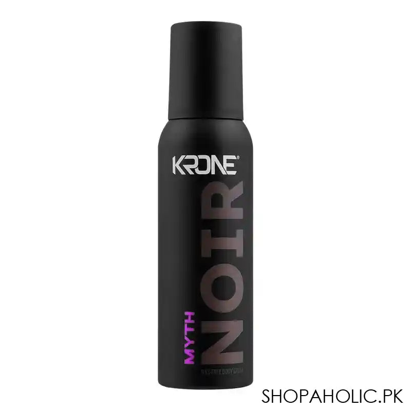 Krone Noir Myth Gas-Free Body Spray, For Men, 120ml - Image 3