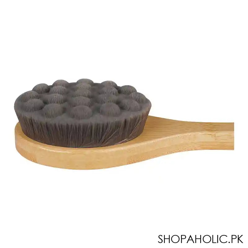 Krramel Bamboo Washing Body Brush, Grey, NX-0136 - Image 5