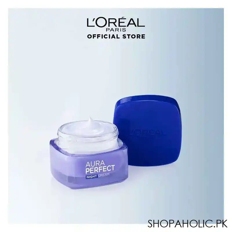 L'Oreal Paris Aura Perfect Night Cream, Whitening + Even Tone, 50ml - Image 2