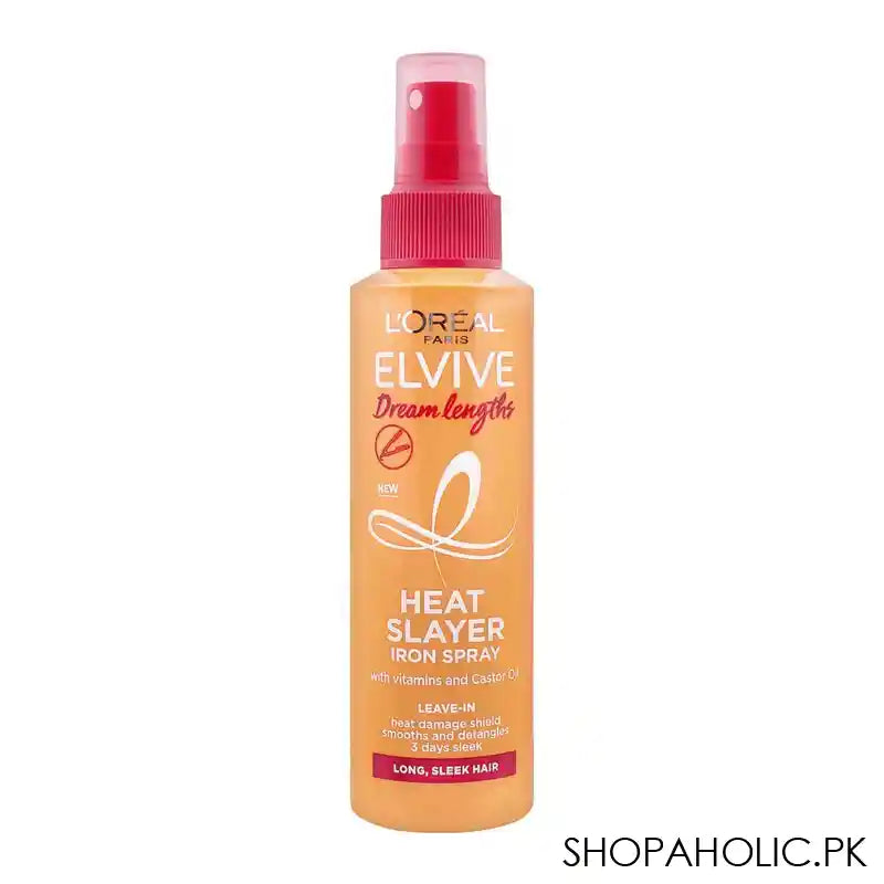 L'Oreal Paris Elvive Dream Lengths Heat Slayer Iron Hair Spray, 150ml - Main Image