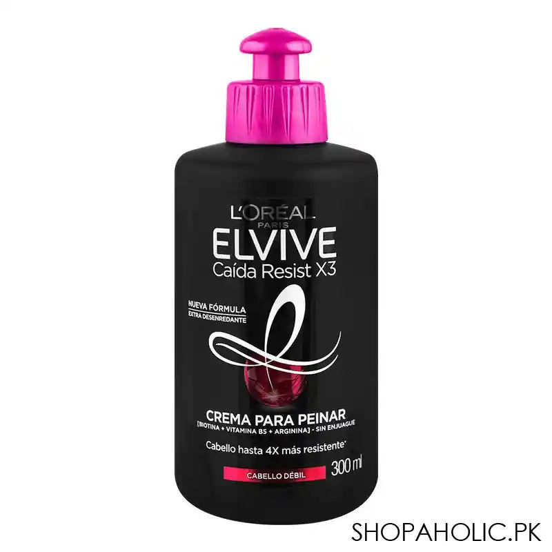 L'Oreal Paris Elvive Resist X3 Weak Hair Styling Cream, 300ml - Main Image