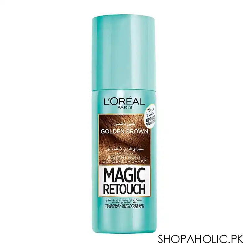 L'Oreal Paris Magic Retouch Instant Root Concealer Spray, Golden Brown, 75ml - Image 4