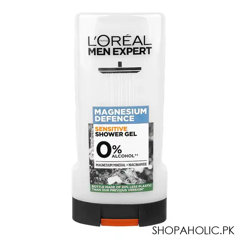 L'Oreal Paris Men Expert Magnesium Defence Sensitive Shower Gel, 300ml - Main Image