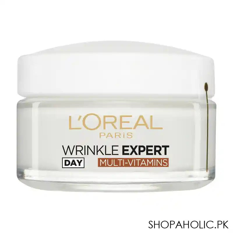 L'Oreal Paris Wrinkle Expert Multi-Vitamins Anti-Wrinkle Strengthening Care Day Cream, For 65 Plus Years, 50ml - Main Image