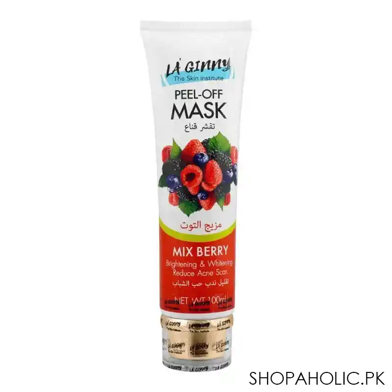 la ginny mix berry peel of mask, brightening & whitening, 100ml main image