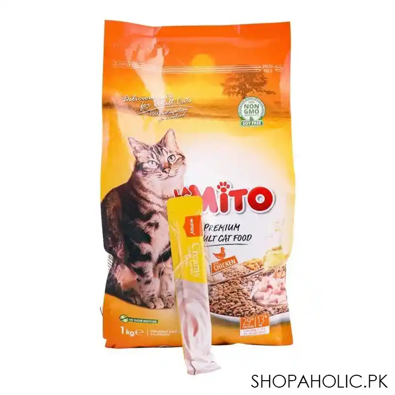 la mito chicken adult cat food, 1kg main image