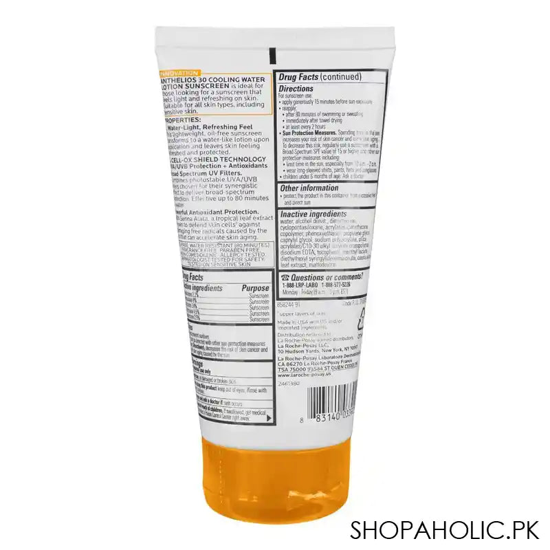 La Roche-Posay Anthelios Cooling Body & Face Water Lotion Sunscreen, SPF-30, 150ml - Image 3