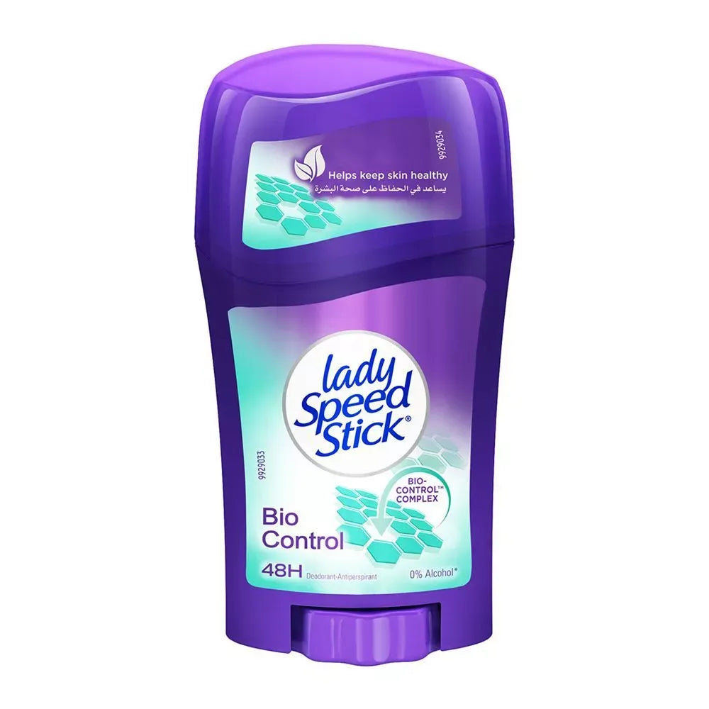 lady speed stick bio control 48h deodorant stick, for women, 45g main image