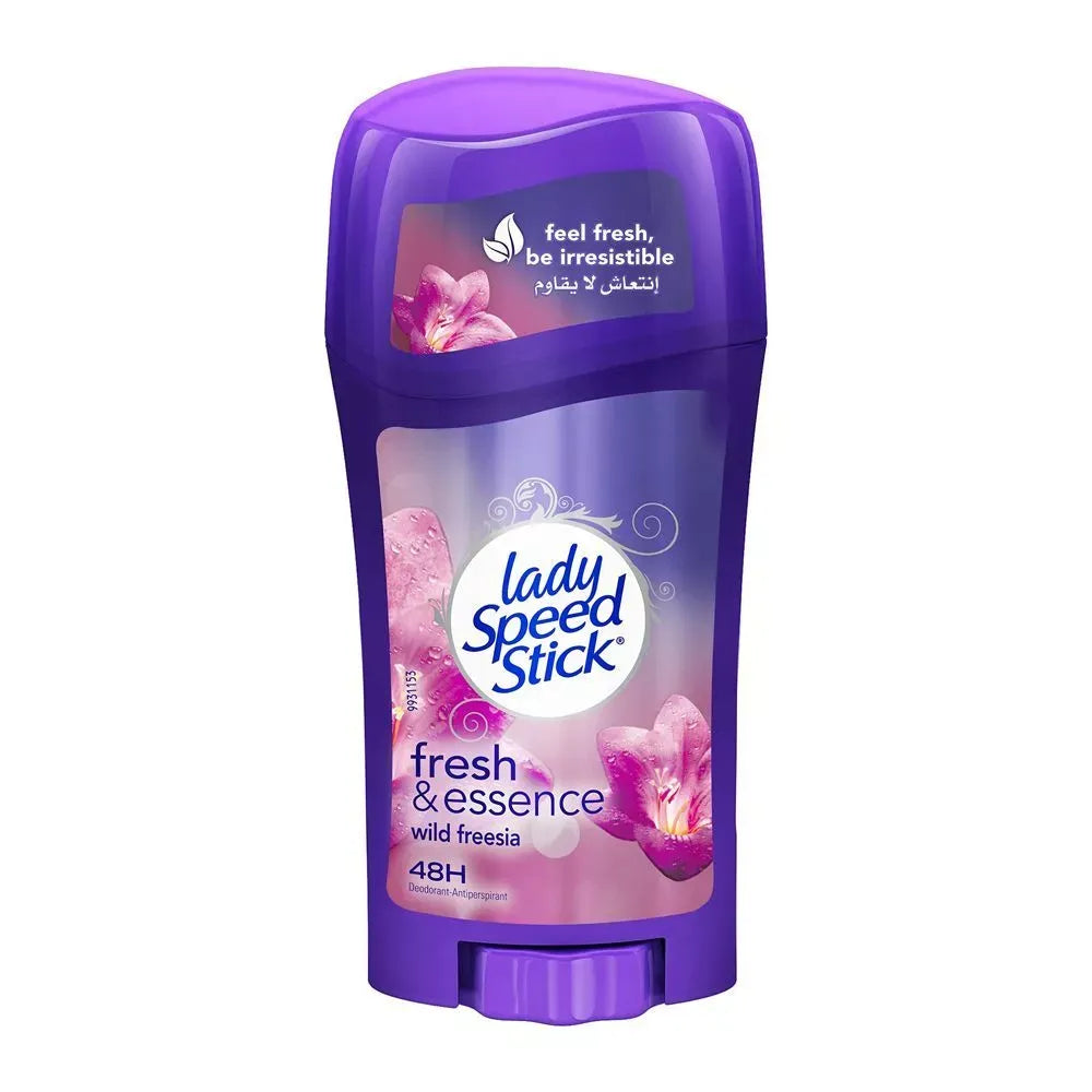 lady speed stick fresh & essence wild freesia deodorant stick, for women, 65g main image