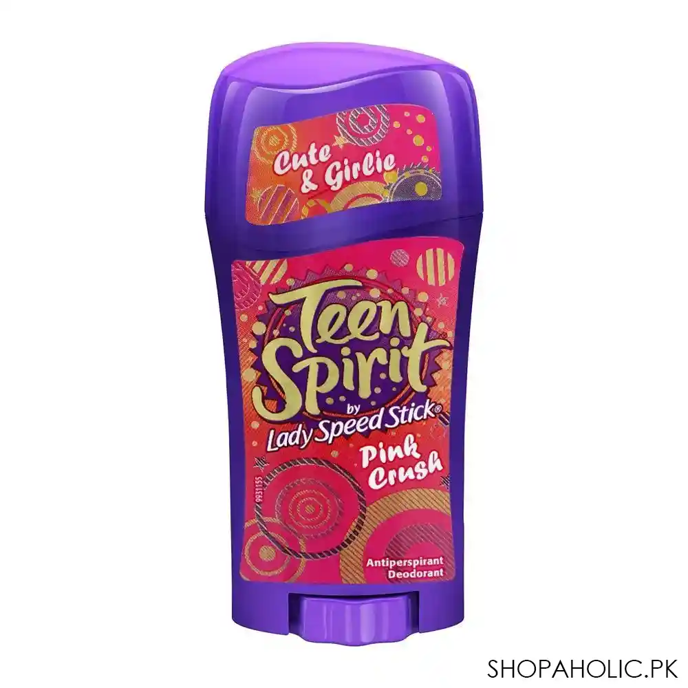 lady speed stick teen spirit pink crush deodorant stick, for women, 65g main image