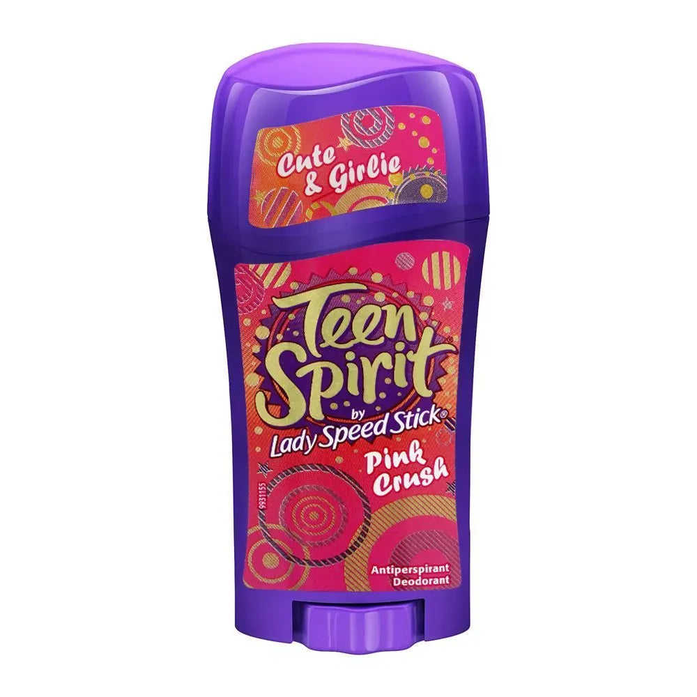 lady speed stick teen spirit pink crush deodorant stick, for women, 65g main image