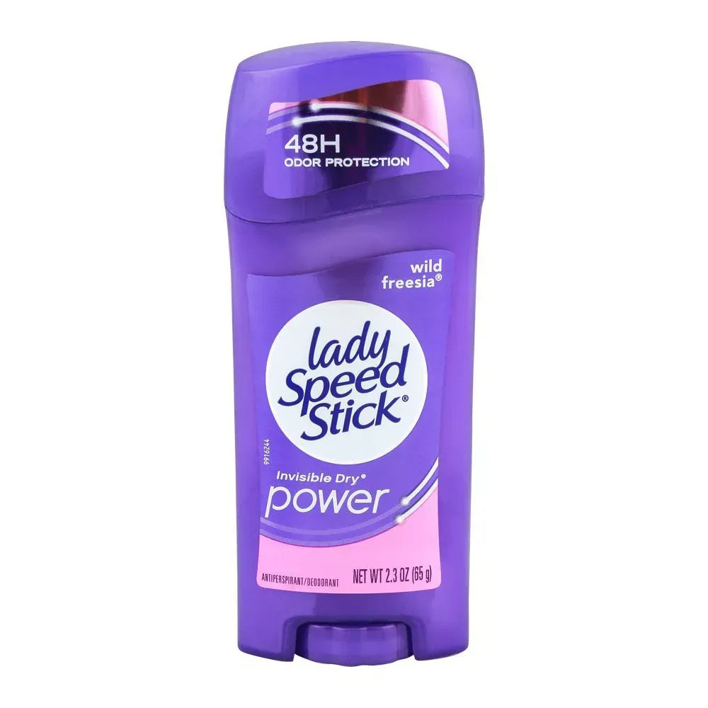 lady speed stick wild freesia invisible dry power deodorant for women, 65g main image