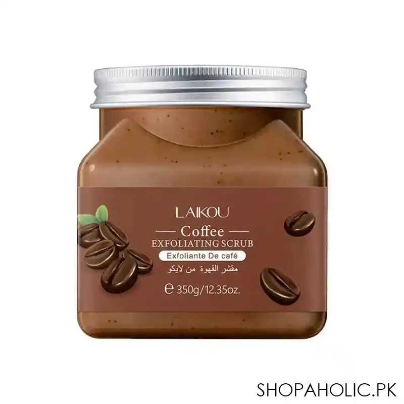 laikou coffee exfoliating body scrub, 350g, lk83656a image4