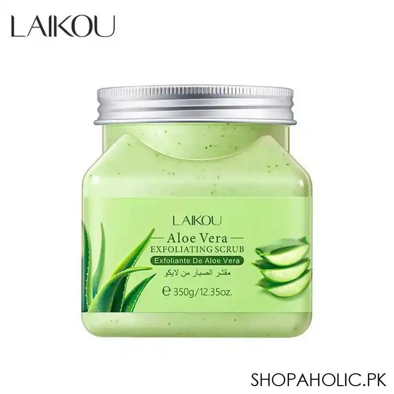 Laikou Fenyi Aloe Vera Exfoliating Body Scrub, 350g, LK83458A - Main Image