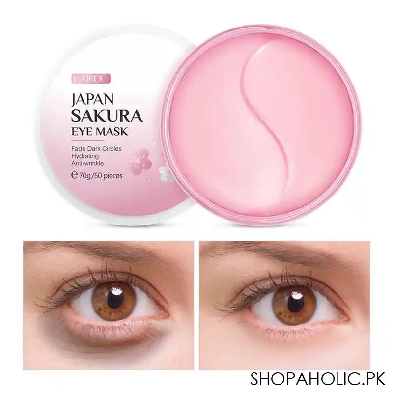 Laikou Fenyi Japan Sakura Eye Mask, 70g/50-Pack, LK86534C - Main Image