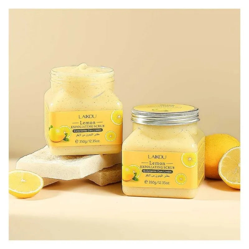 laikou lemon exfoliating body scrub, 350g, lk83472a main image