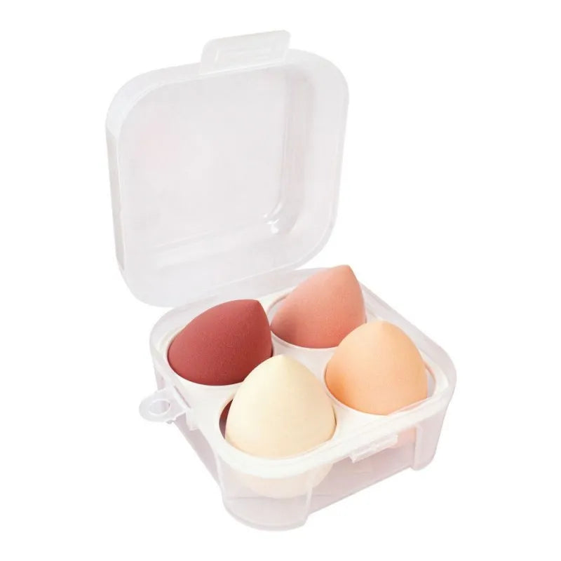 lameila makeup sponge puff, 4 piece, multi color, a80174 main image