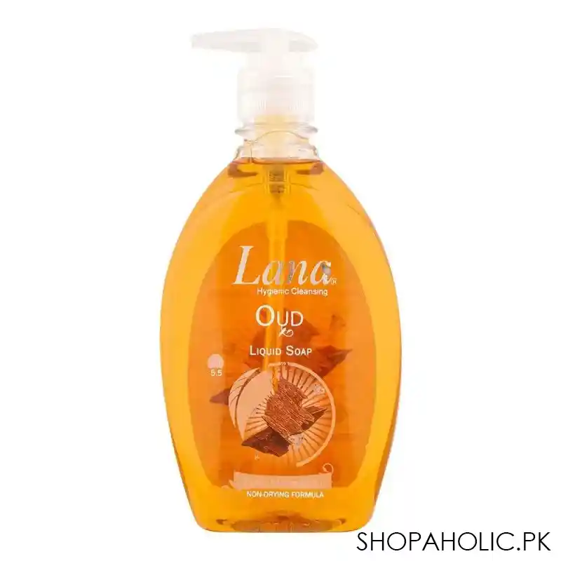 lana oud liquid soap, extra moisturizing, non drying formula, 500ml main image