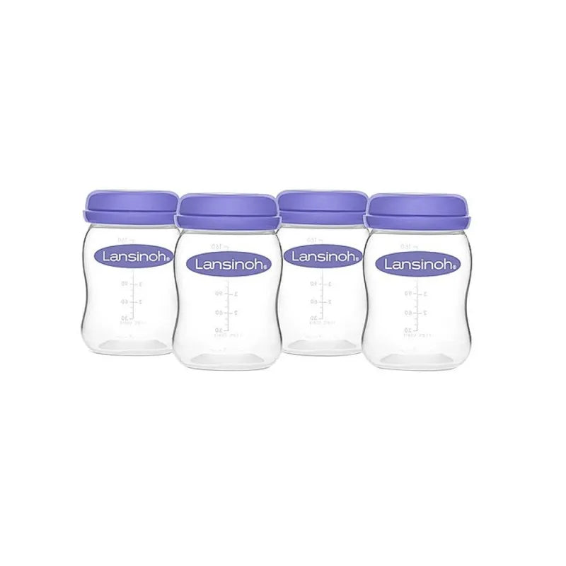 lansinoh breast milk storage bottles, 4 x 160ml, bt20417ct1116 main image