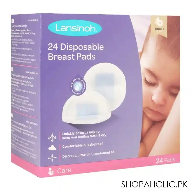 lansinoh disposable breast pads, 24 pack, dp20054ct1119 image2