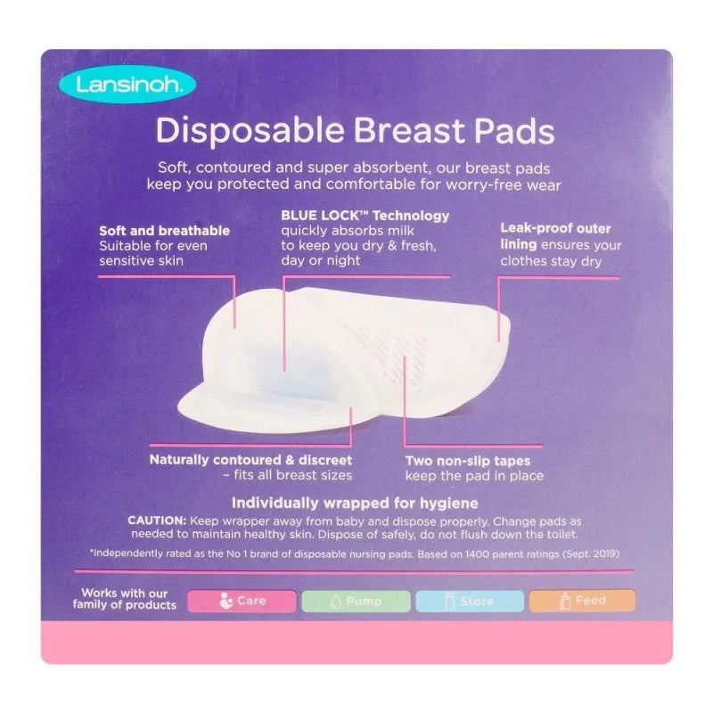 lansinoh disposable breast pads, 24 pack, dp20054ct1119 image3