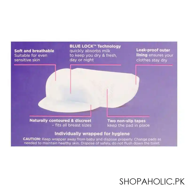 lansinoh disposable breast pads, 24 pack, dp20054ct1119 image4